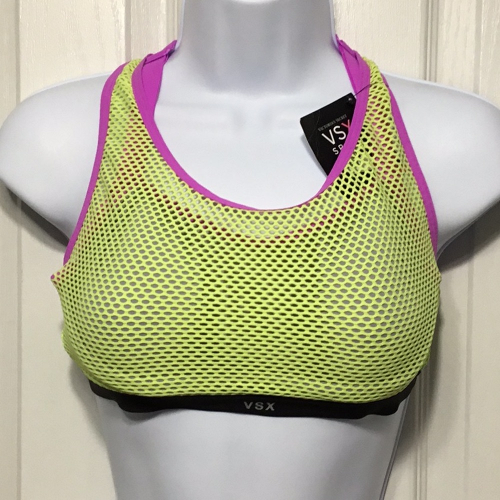Victoria secret-Sport-Neon Mesh Sports bra